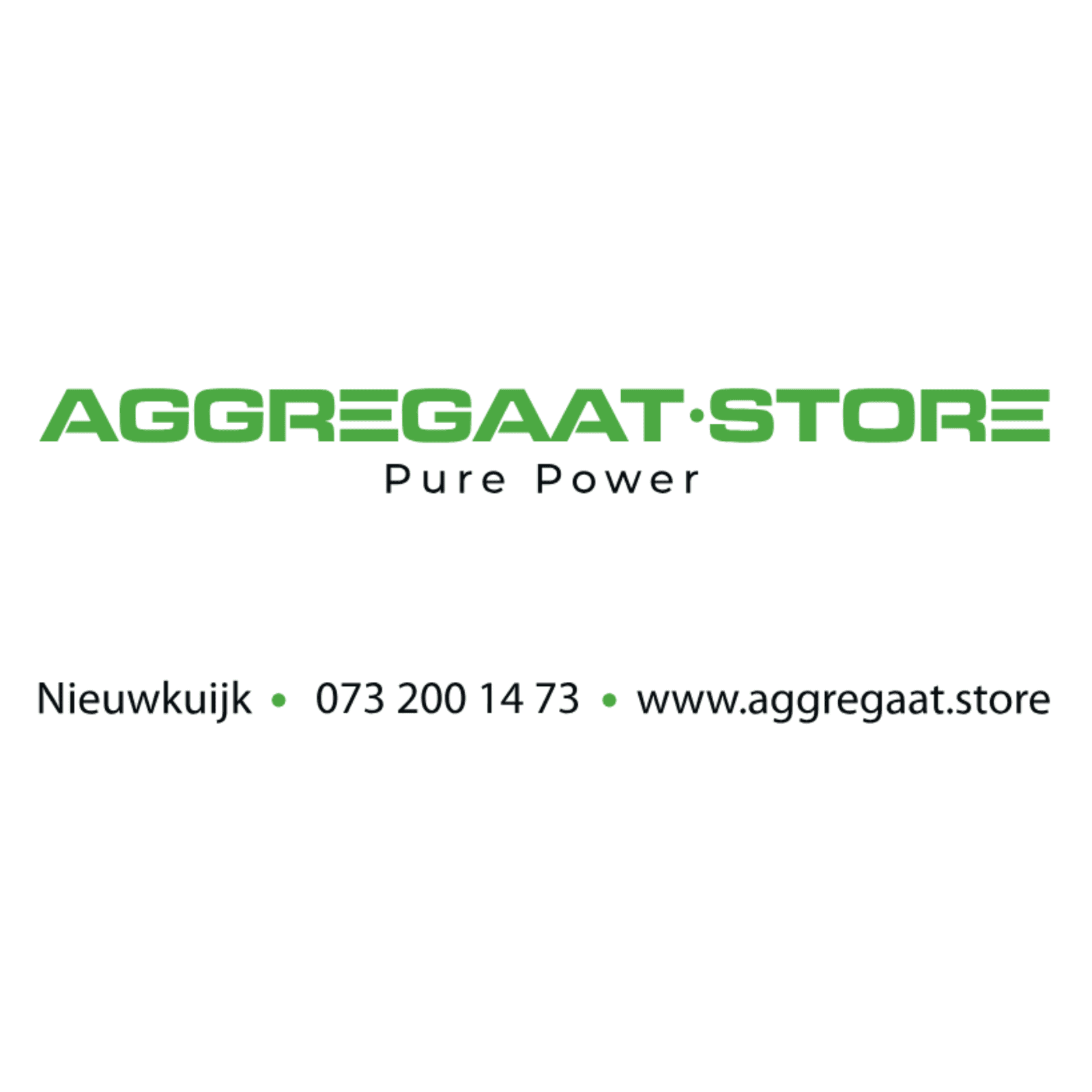 Logo  Aggregaat met adresgegevens
